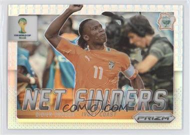 2014 Panini Prizm World Cup - Net Finders - Silver Prizm #8 - Didier Drogba