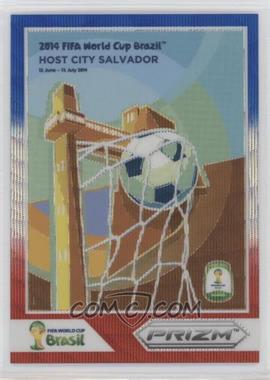 2014 Panini Prizm World Cup - Posters - Blue & Red Wave Prizm #11 - Salvador