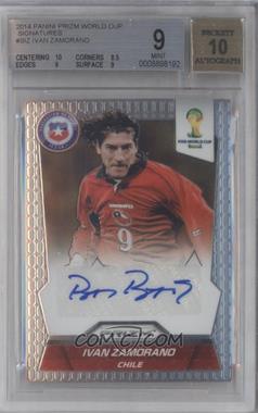 2014 Panini Prizm World Cup - Signatures #S-IZ - Ivan Zamorano [BGS 9 MINT]