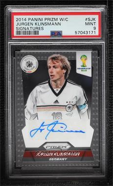 2014 Panini Prizm World Cup - Signatures #S-JK - Jurgen Klinsmann [PSA 9 MINT]