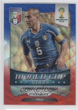 2014 Panini Prizm World Cup - Stars - Blue & Red Blue Wave Prizm #48 - Fabio Cannavaro