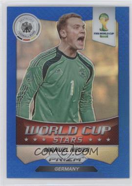 2014 Panini Prizm World Cup - Stars - Blue Prizm #17 - Manuel Neuer /199