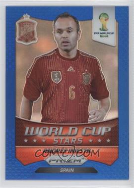 2014 Panini Prizm World Cup - Stars - Blue Prizm #30 - Andres Iniesta /199