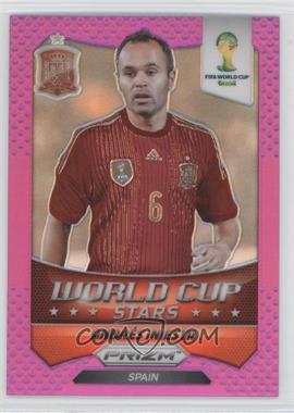 2014 Panini Prizm World Cup - Stars - Purple Prizm #30 - Andres Iniesta /99