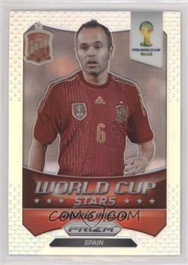 2014 Panini Prizm World Cup - Stars - Silver Prizm #30 - Andres Iniesta [EX to NM]