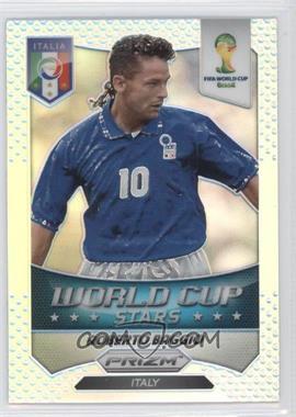 2014 Panini Prizm World Cup - Stars - Silver Prizm #44 - Roberto Baggio