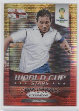 2014 Panini Prizm World Cup - Stars - Yellow & Red Pulsar Prizm #13 - Frank Lampard