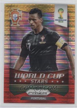 2014 Panini Prizm World Cup - Stars - Yellow & Red Pulsar Prizm #29 - Nani