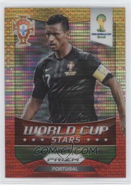 2014 Panini Prizm World Cup - Stars - Yellow & Red Pulsar Prizm #29 - Nani