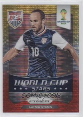 2014 Panini Prizm World Cup - Stars - Yellow & Red Pulsar Prizm #39 - Landon Donovan