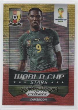 2014 Panini Prizm World Cup - Stars - Yellow & Red Pulsar Prizm #9 - Samuel Eto'o