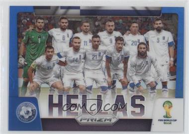 2014 Panini Prizm World Cup - Team Photos - Blue Prizm #17 - Hellas /199