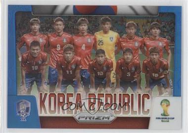 2014 Panini Prizm World Cup - Team Photos - Blue Prizm #24 - Korea Republic /199