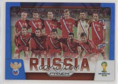 2014 Panini Prizm World Cup - Team Photos - Blue Prizm #28 - Russia /199