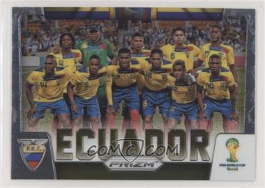 2014 Panini Prizm World Cup - Team Photos #12 - Ecuador