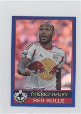 2014 Topps Chrome MLS - 76-77 Design - Blue Refractor #7677-TH - Thierry Henry /99