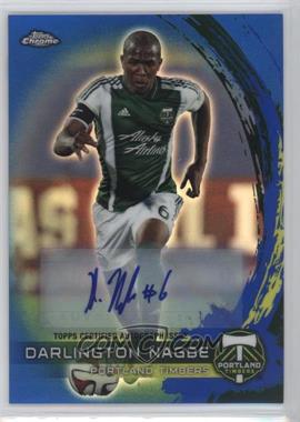 2014 Topps Chrome MLS - [Base] - Blue Refractor Autographs #18 - Darlington Nagbe /99