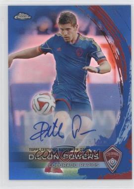 2014 Topps Chrome MLS - [Base] - Blue Refractor Autographs #47 - Dillon Powers /99