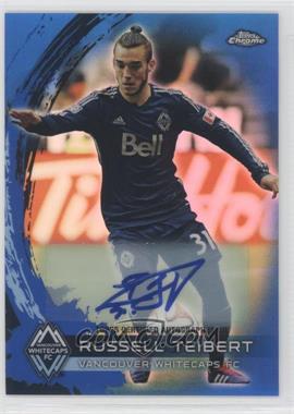 2014 Topps Chrome MLS - [Base] - Blue Refractor Autographs #87 - Russell Teibert /99