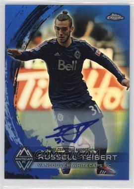 2014 Topps Chrome MLS - [Base] - Blue Refractor Autographs #87 - Russell Teibert /99