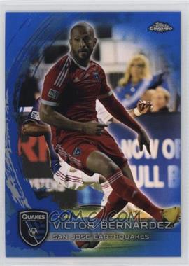 2014 Topps Chrome MLS - [Base] - Blue Refractor #43 - Victor Bernardez /99