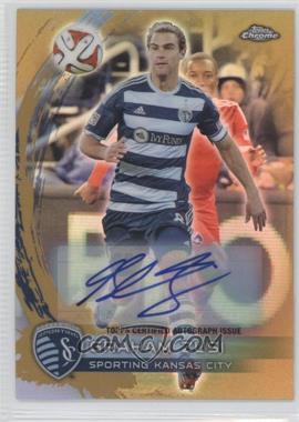 2014 Topps Chrome MLS - [Base] - Gold Refractor Autographs #5 - Graham Zusi /50