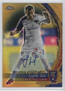 2014 Topps Chrome MLS - [Base] - Gold Refractor Autographs #71 - Luis Gil /50