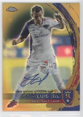 2014 Topps Chrome MLS - [Base] - Gold Refractor Autographs #71 - Luis Gil /50