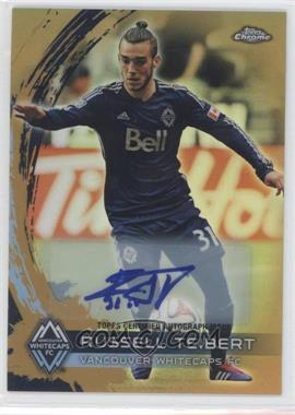 2014 Topps Chrome MLS - [Base] - Gold Refractor Autographs #87 - Russell Teibert /50