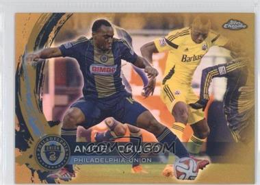 2014 Topps Chrome MLS - [Base] - Gold Refractor #25 - Amobi Okugo /50