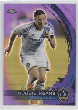 2014 Topps Chrome MLS - [Base] - Purple Refractor #1 - Robbie Keane