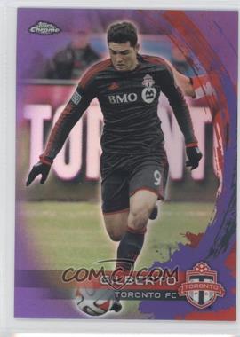 2014 Topps Chrome MLS - [Base] - Purple Refractor #85 - Gilberto