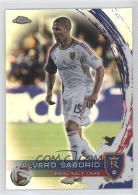 2014 Topps Chrome MLS - [Base] - Refractor #70 - Alvaro Saborio