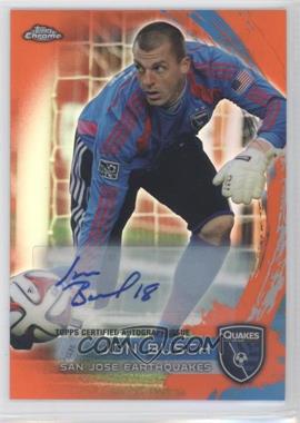 2014 Topps Chrome MLS - [Base] - Retail Orange Refractor Autographs #33 - Jon Busch /75