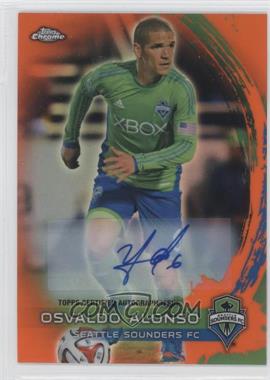 2014 Topps Chrome MLS - [Base] - Retail Orange Refractor Autographs #76 - Osvaldo Alonso /75