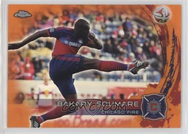 2014 Topps Chrome MLS - [Base] - Retail Orange Refractor #46 - Bakary Soumare /75