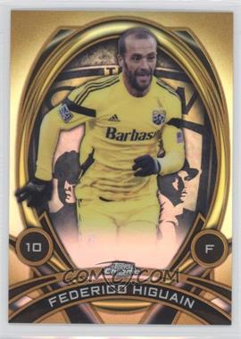 2014 Topps Chrome MLS - In Form - Gold Refractor #IF-FH - Federico Higuain /50