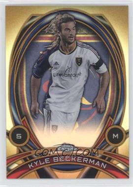 2014 Topps Chrome MLS - In Form - Gold Refractor #IF-KB - Kyle Beckerman /50