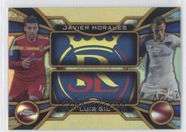 2014 Topps Chrome MLS - One-Two - Gold Refractor #OT-MG - Javier Morales, Luis Gil /50