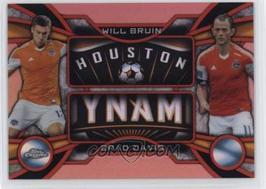 2014 Topps Chrome MLS - One-Two - Red Refractor #OT-BDA - Will Bruin, Brad Davis /25