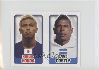 2014 Topps England World Cup Stickers - [Base] #252-161 - Keisuke Honda, Carlo Costly