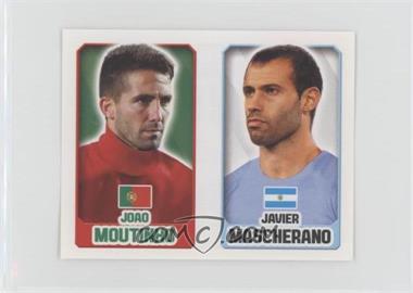 2014 Topps England World Cup Stickers - [Base] #260-316 - Joao Moutinho, Javier Mascherano