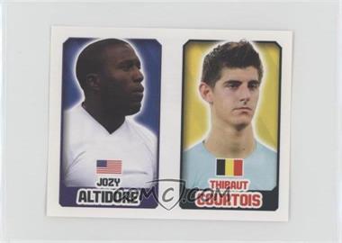 2014 Topps England World Cup Stickers - [Base] #343-341 - Jozy Altidore, Thibaut Courtois