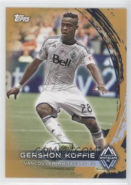 2014 Topps MLS - [Base] - Gold #96 - Gershon Koffie /25