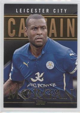 2014 Topps Premier Gold - Captains - Black #CS-WM - Wes Morgan /25