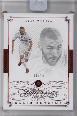 2015-16 Panini Flawless - [Base] - Ruby #33 - Karim Benzema /15 [Uncirculated]