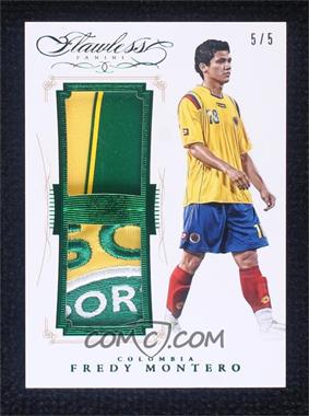 2015-16 Panini Flawless - Dual Patches - Emerald #DP-FM - Fredy Montero /5