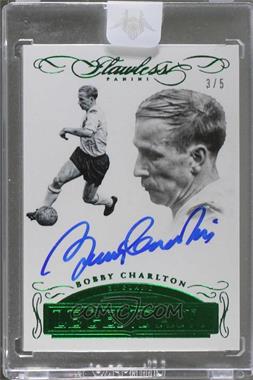 2015-16 Panini Flawless - Legendary Signatures - Emerald #LS-SIR - Bobby Charlton /5 [Uncirculated]