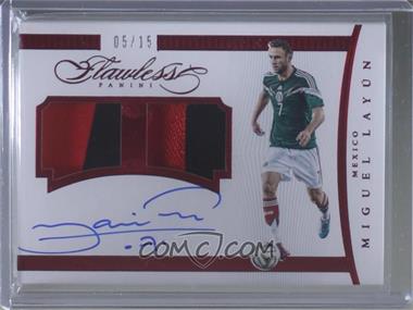 2015-16 Panini Flawless - Momentous Autographed Memorabilia - Ruby #M-LYN - Miguel Layun /15