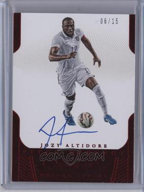 2015-16 Panini Flawless - Pitch Perfect Signatures - Ruby #PP-JA - Jozy Altidore /15